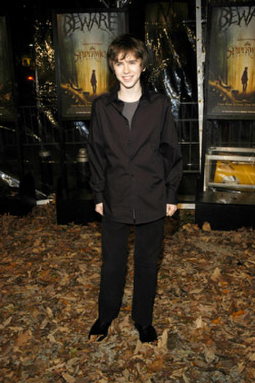 Freddie Highmore at a N.Y. screening of "The Spiderwick Chronicles."