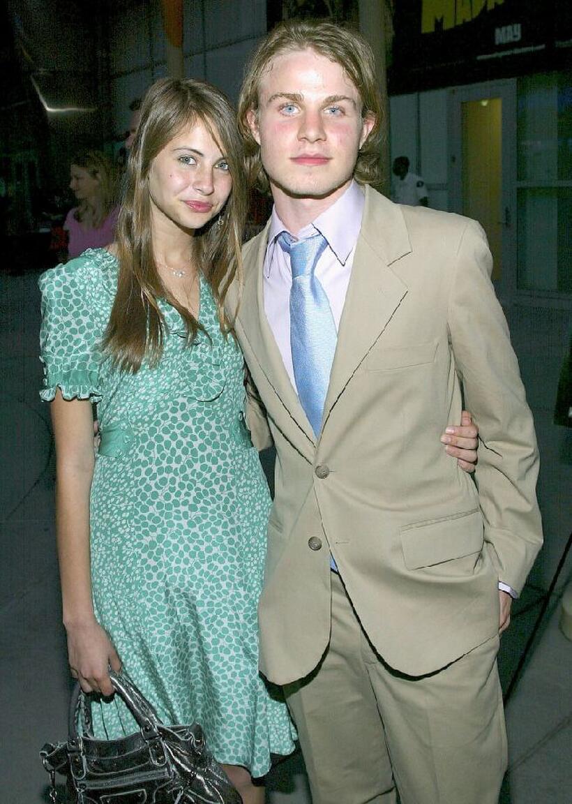 Willa Holland and Brady Corbet at the premiere of "Mysterious Skin."