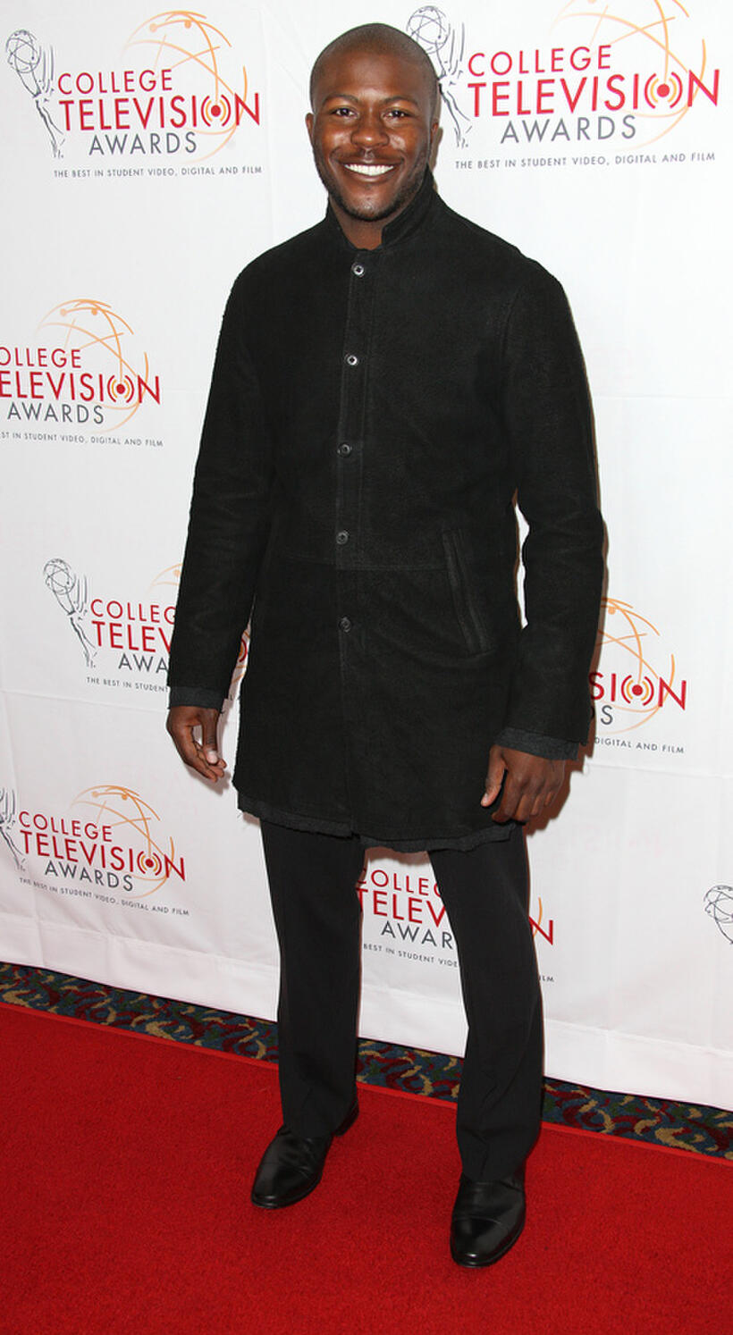 Edwin Hodge at the 33rd Annual College Television Awards in California.
