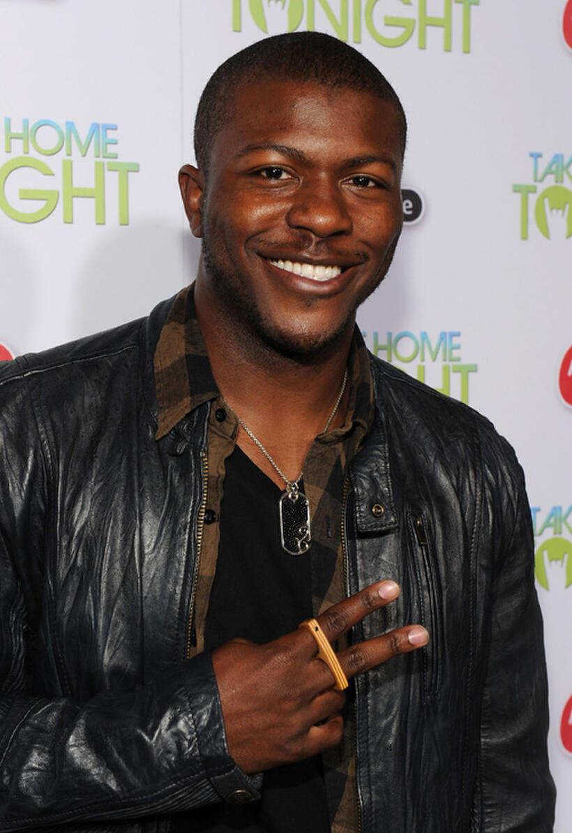 Edwin Hodge at the California premiere of "Take Me Home Tonight."