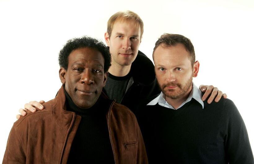 Kene Holliday, Craig Zobel and Pat Healy at the 2007 Sundance Film Festival.