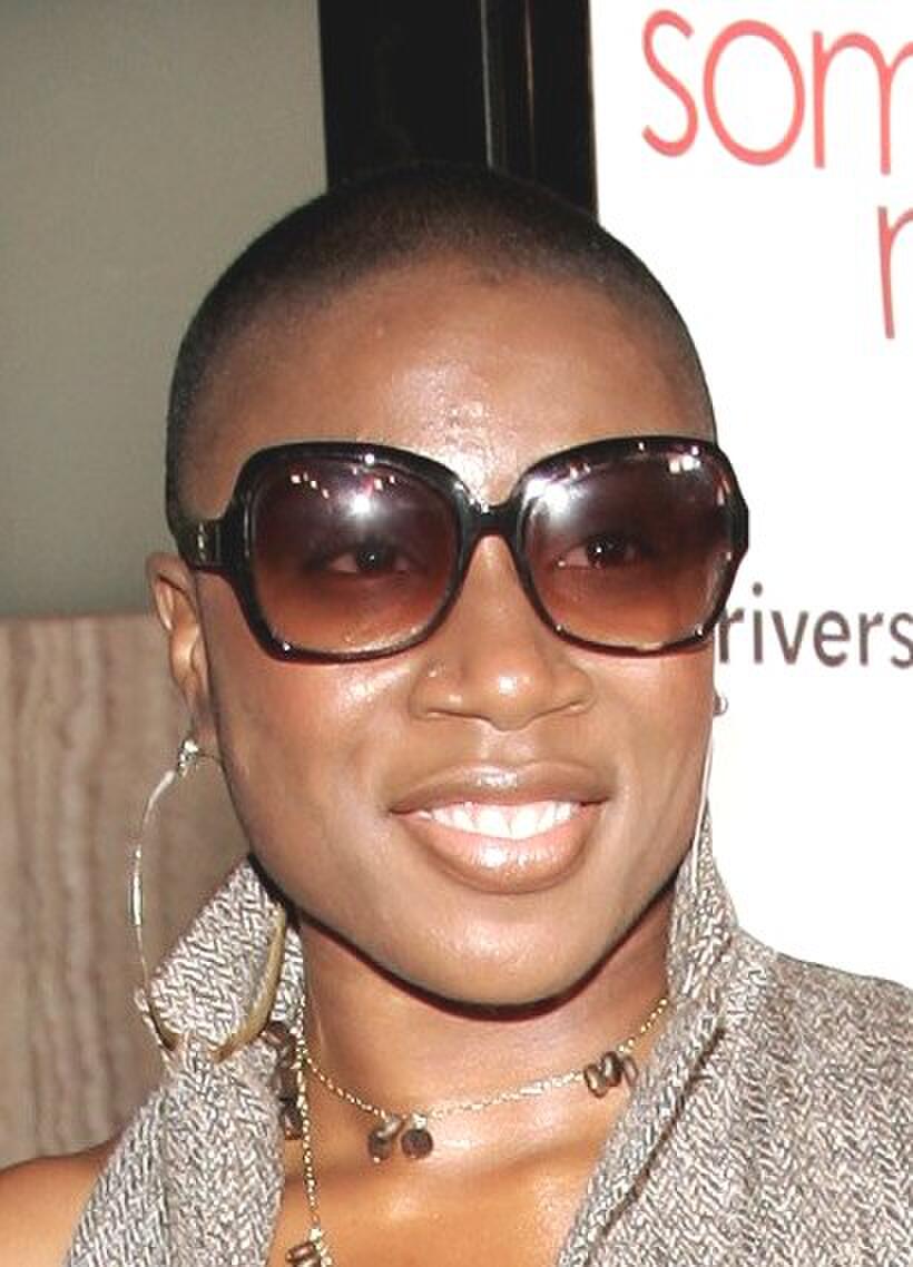 Aisha Hinds at the premiere of "Something New."