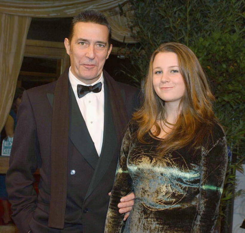 Ciaran Hinds and Clara at the Irish Film And Television Awards 2005.