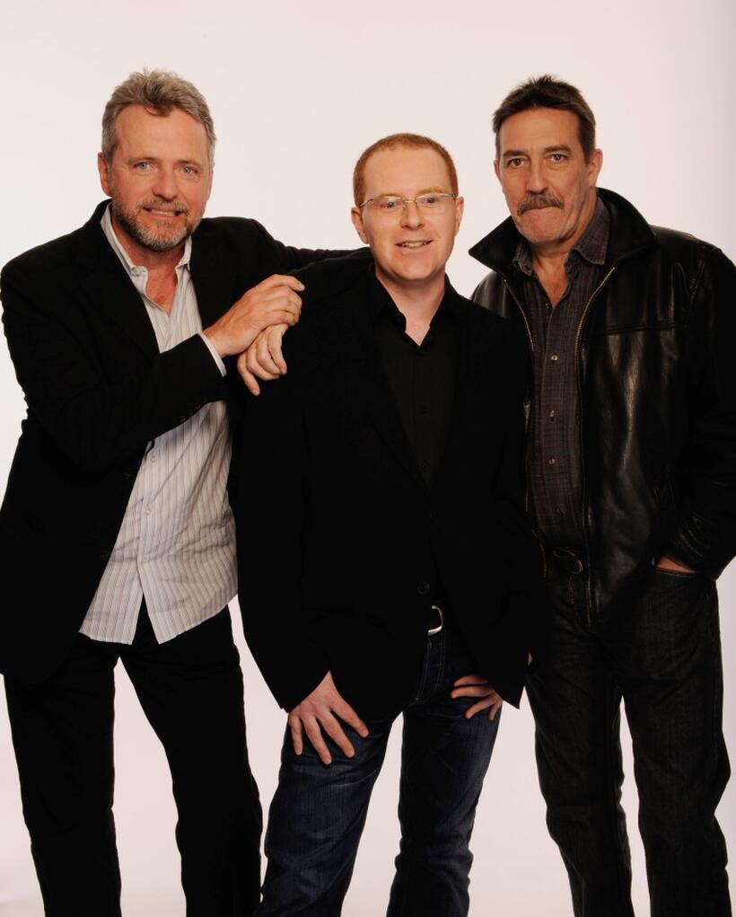 Aidan Quinn, Conor McPherson and Ciaran Hinds at the Tribeca Film Festival 2009.