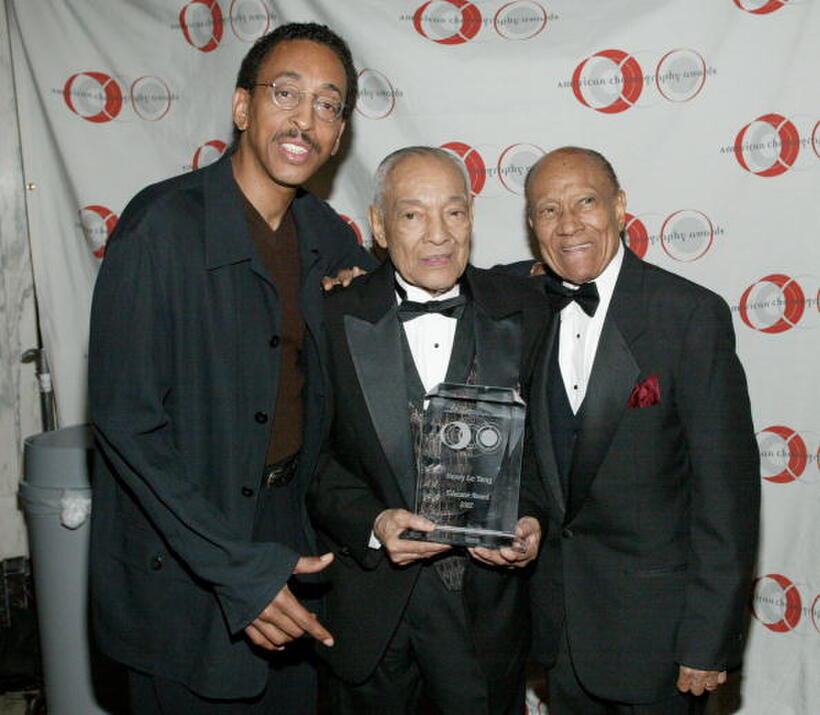 Gregory Hines, choreographer Henry Le Tang and actor and dancer Fayard Nicholas at the 8th Annual American Choreography Awards.