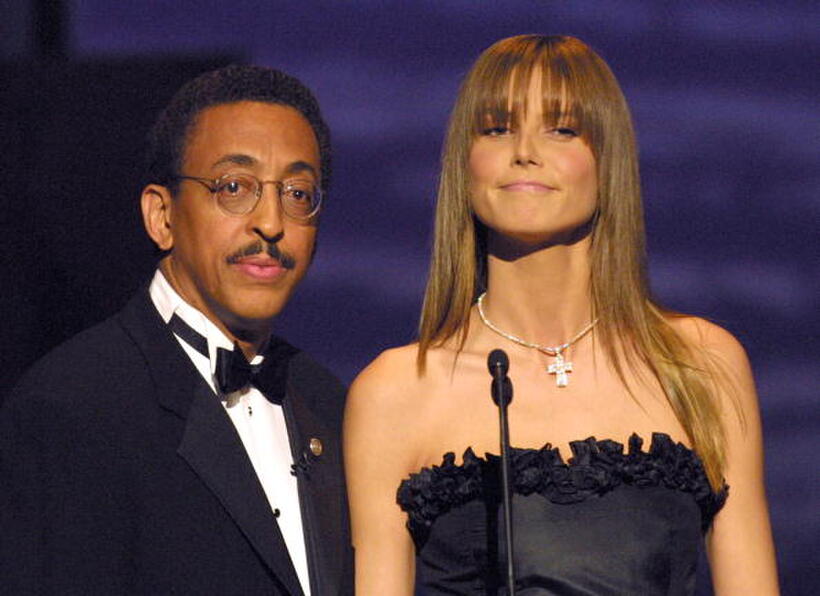 Gregory Hines and Heidi Klum at the Awards Ceremony of the Laureus World Sports Awards Gala.