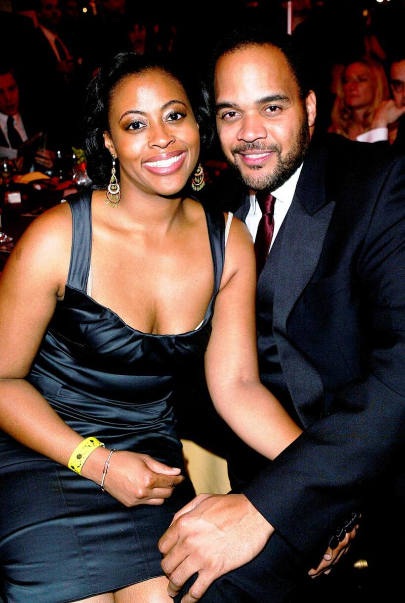 Nichelle Hines and Victor Williams at the Hollywood awards night viewing dinner and party.