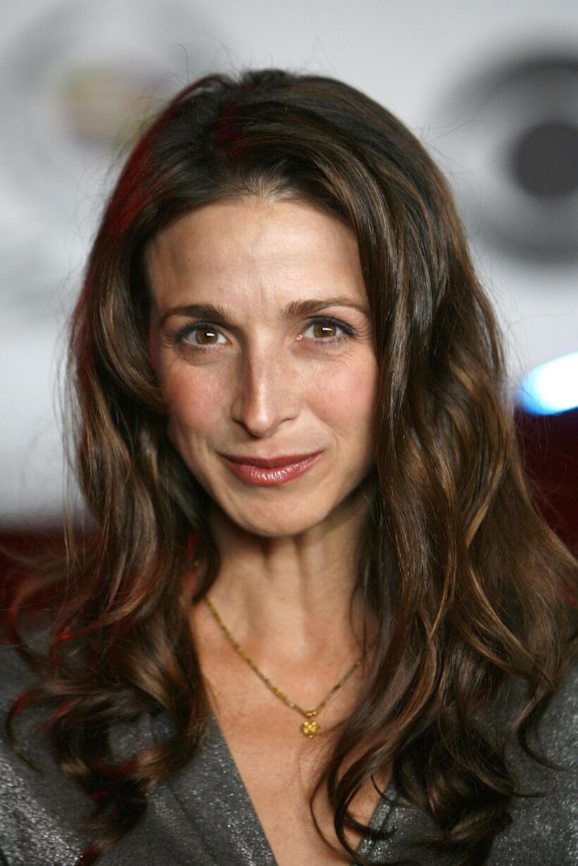 Marin Hinkle at the CBS celebration of Monday night season premiere.