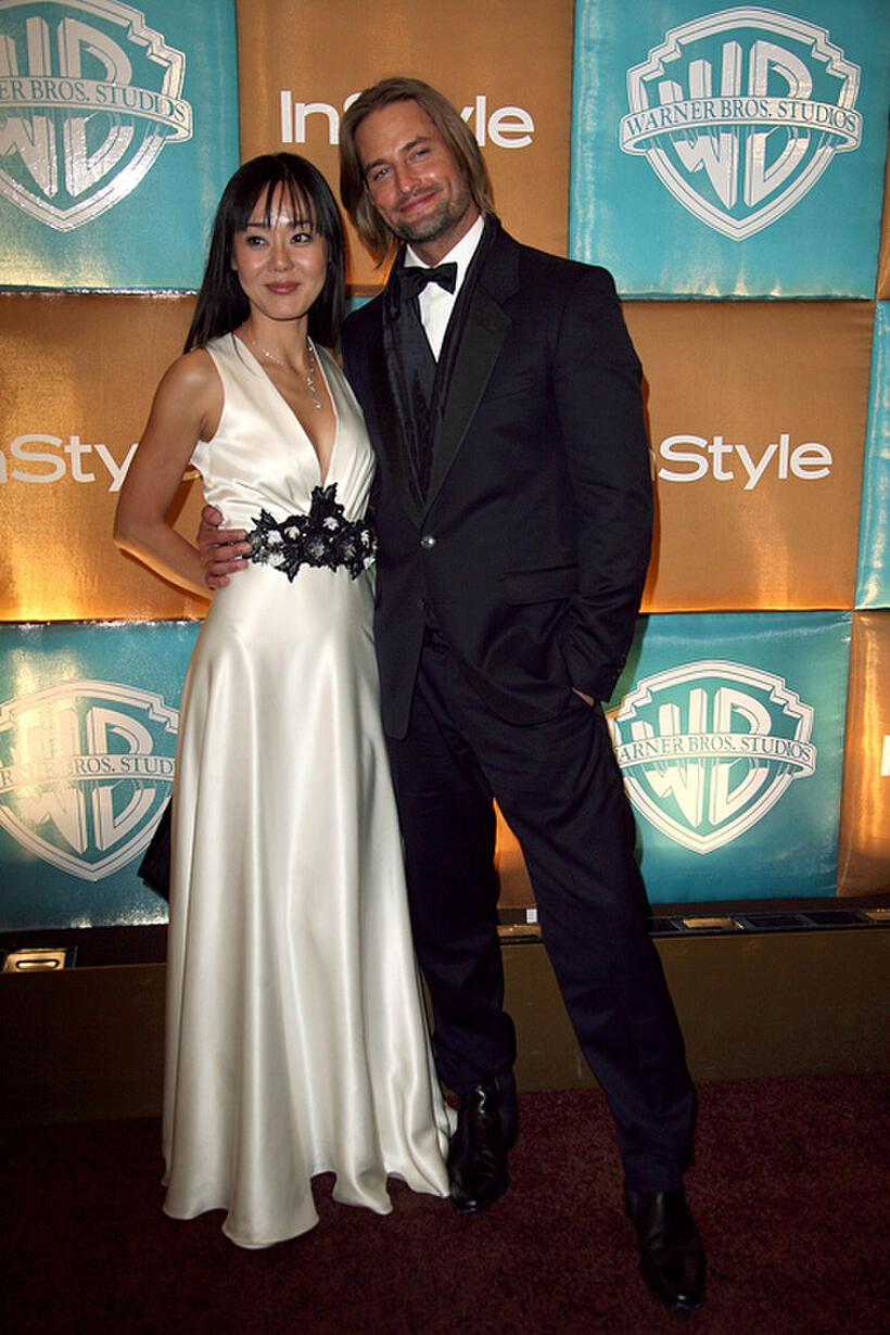 Yunjin Kim and Josh Holloway at the after party of In Style Magazine and Warner Bros. Studios Golden Globe in California.