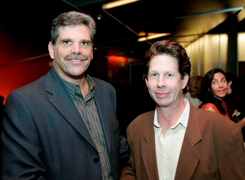 John Maceri and Brent Hinkley at the cocktail reception.