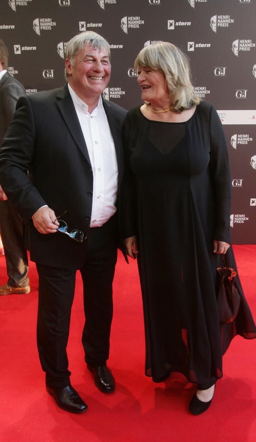 Heinz Hoenig and Alice Schwarzer at the Henri-Nannen-Award 2008.