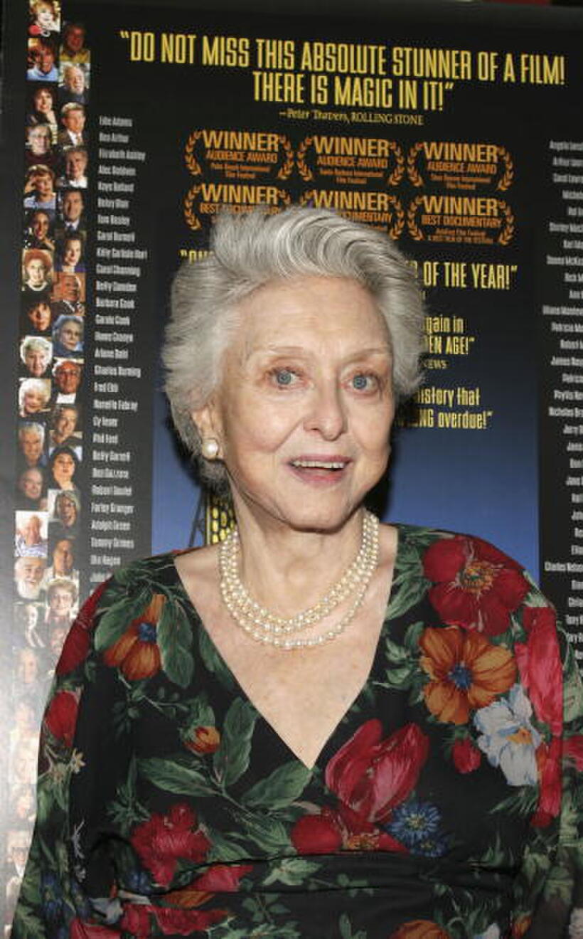 Celeste Holm at the After Party of "Broadway: The Golden Age".
