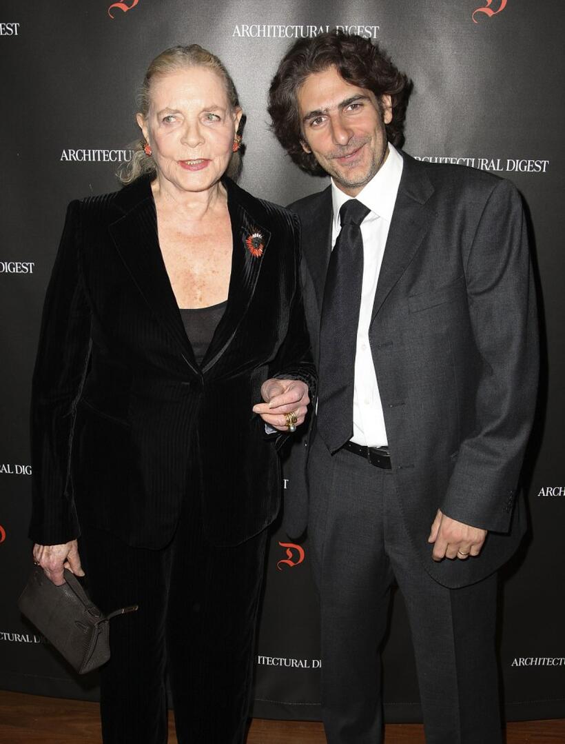 Lauren Bacall and Michael Imperioli at the "First Readings: A Benefit for Studio Dante" hosted by Architectural Digest.