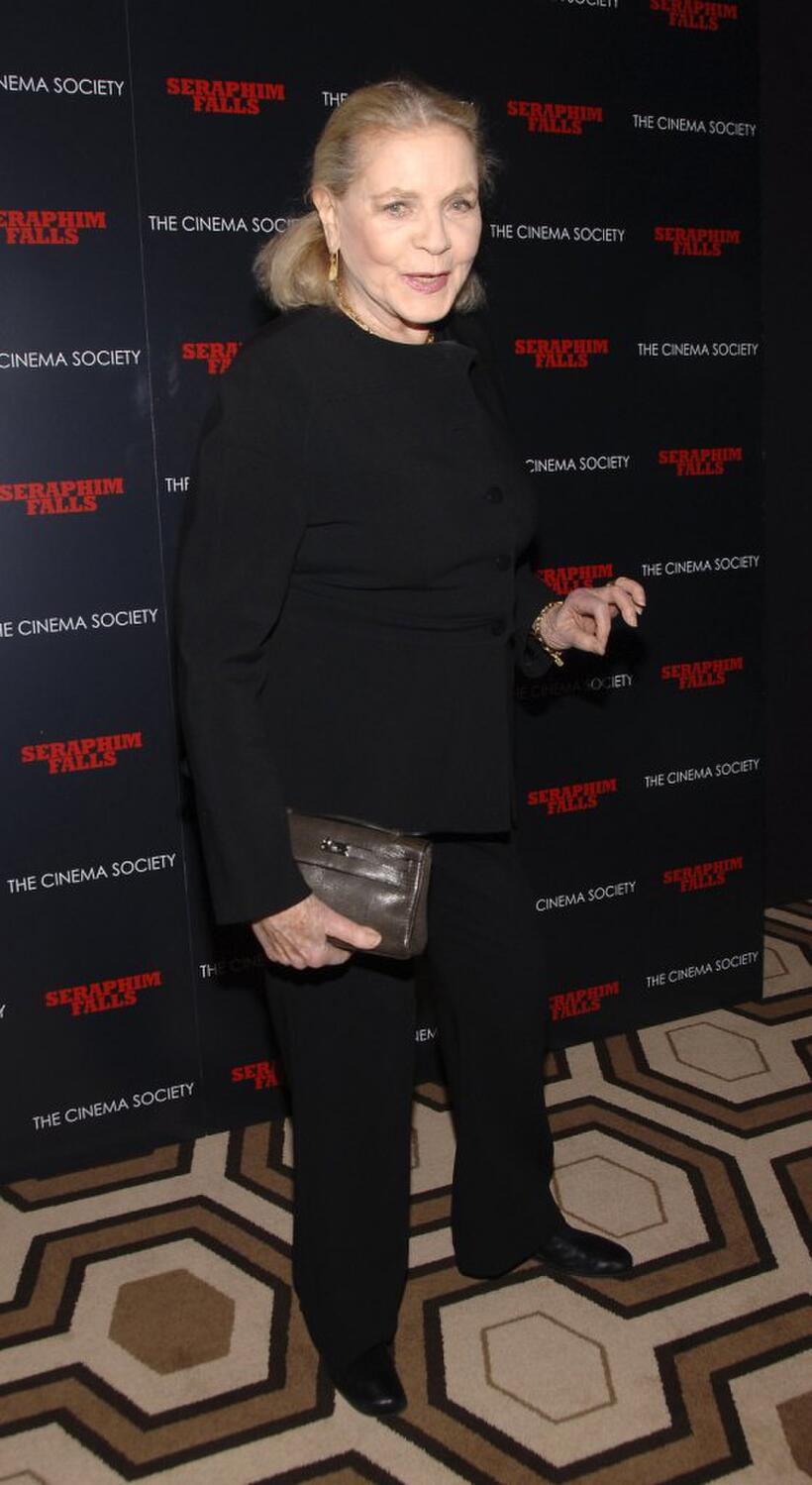 Lauren Bacall at the special screening of "Seraphim Falls."