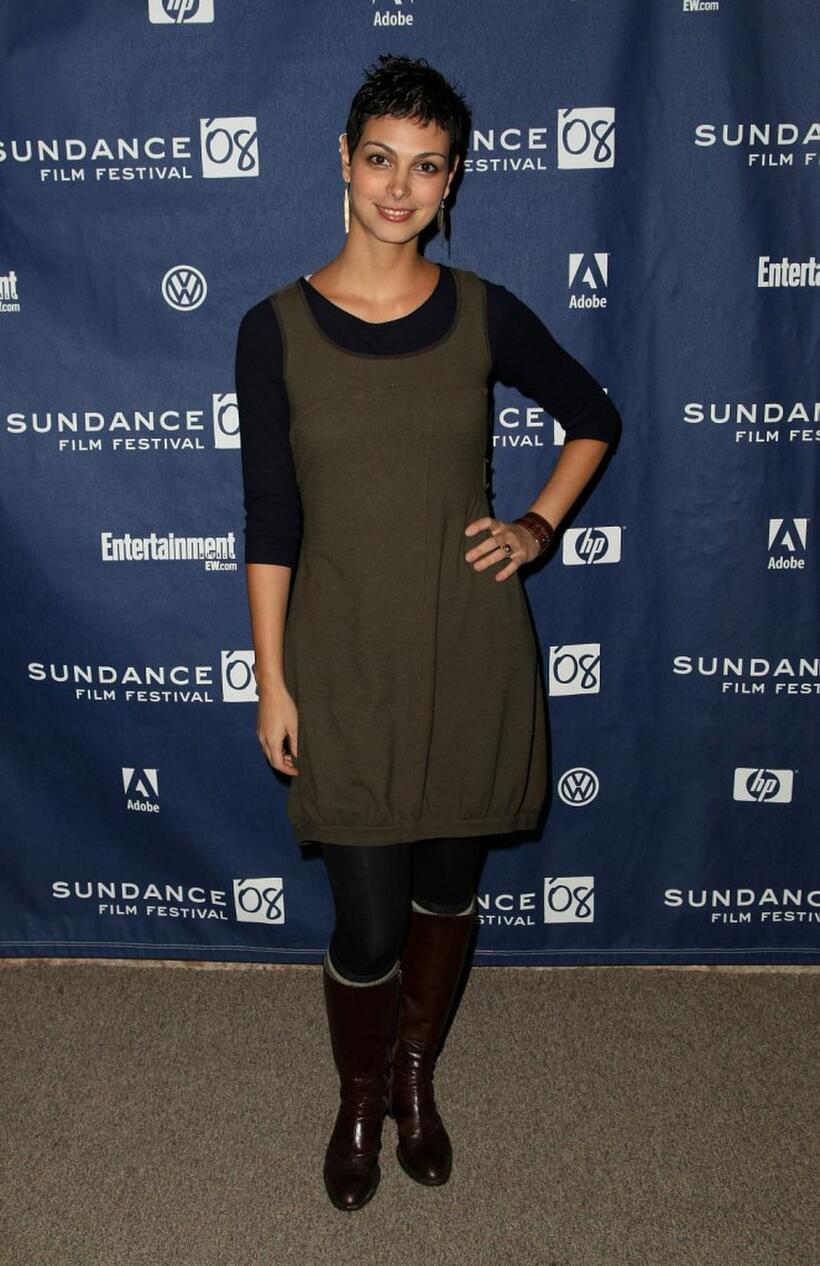 Morena Baccarin at the premiere of "Death in Love" during the 2008 Sundance Film Festival.