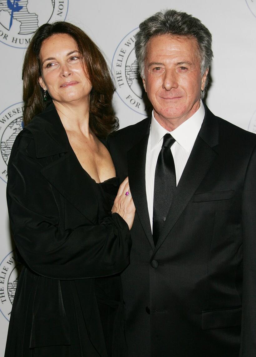 Dustin Hoffman and wife Lisa at The Elie Wiesel Foundation for Humanity Award Dinner.