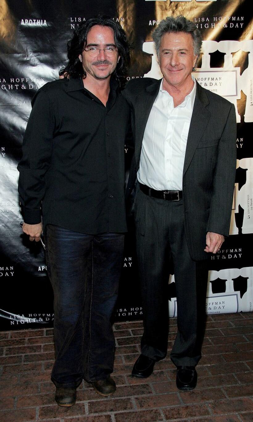 Dustin Hoffman and Brad Silberling at the Lisa Hoffman Night And Day 24 Hour Skincare Launch.