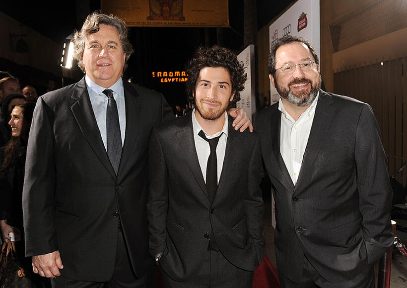 Co-presidents of Sony Pictures Tom Bernard, Jake Hoffman and Michael Barker at California premiere of "Barney's Version" during the AFI FEST 2010.