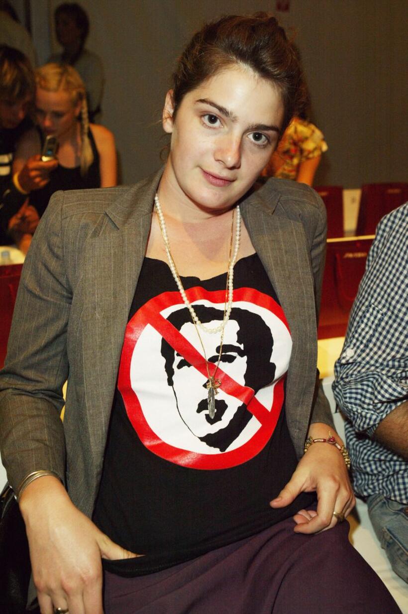 Gaby Hoffmann at the Rachel Comey Spring 2005 fashion show during the Olympus Fashion Week Spring 2005.