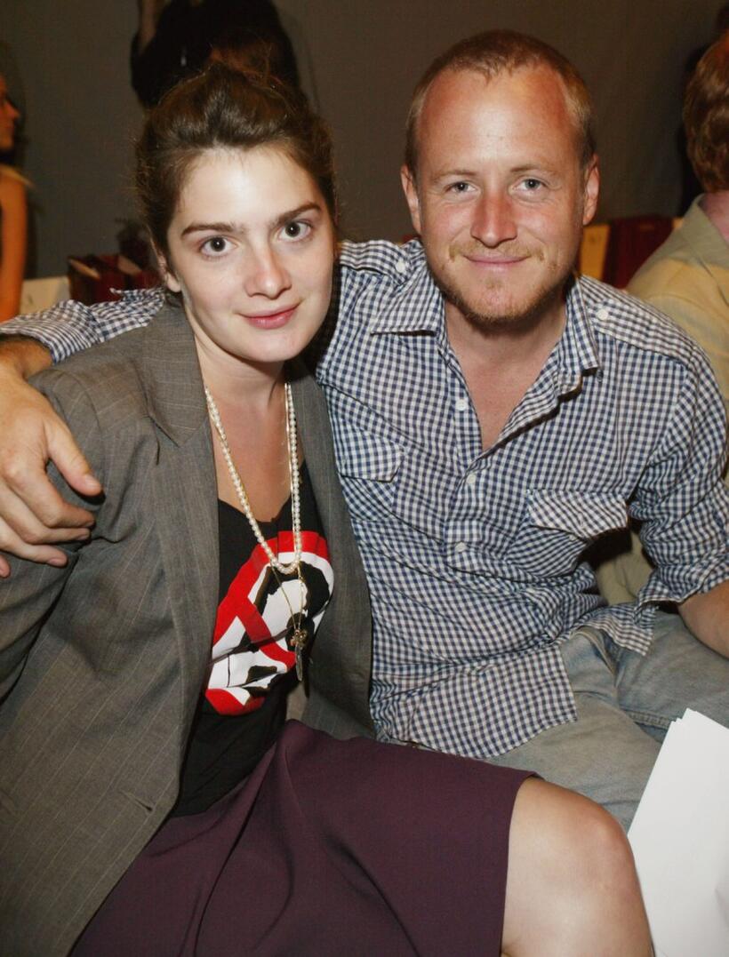Gaby Hoffmann and Pascal Spengemann at the Rachel Comey Spring 2005 fashion show during the Olympus Fashion Week Spring 2005.