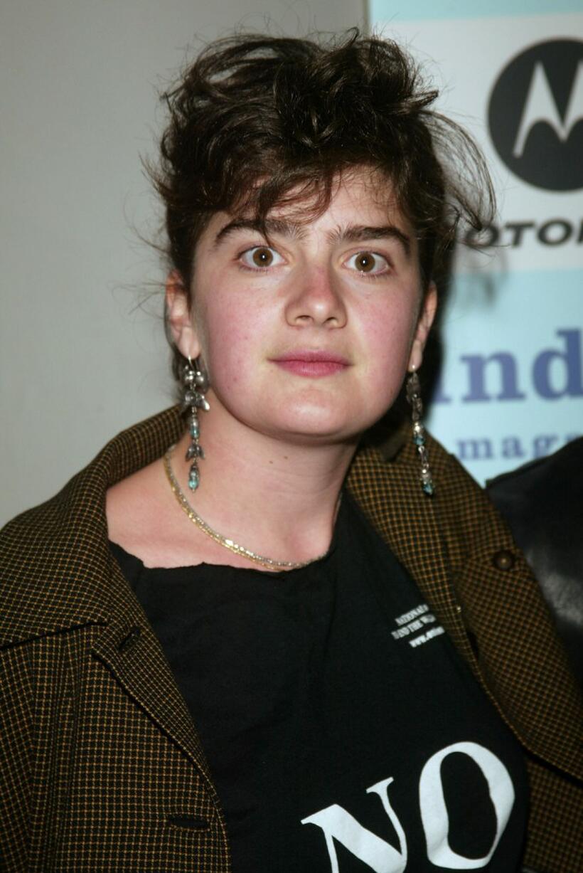 Gaby Hoffmann at the Motorola/Index Magazine benefit.