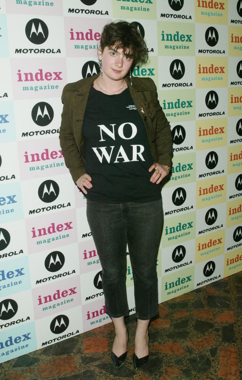 Gaby Hoffmann at the Motorola/Index Magazine benefit.