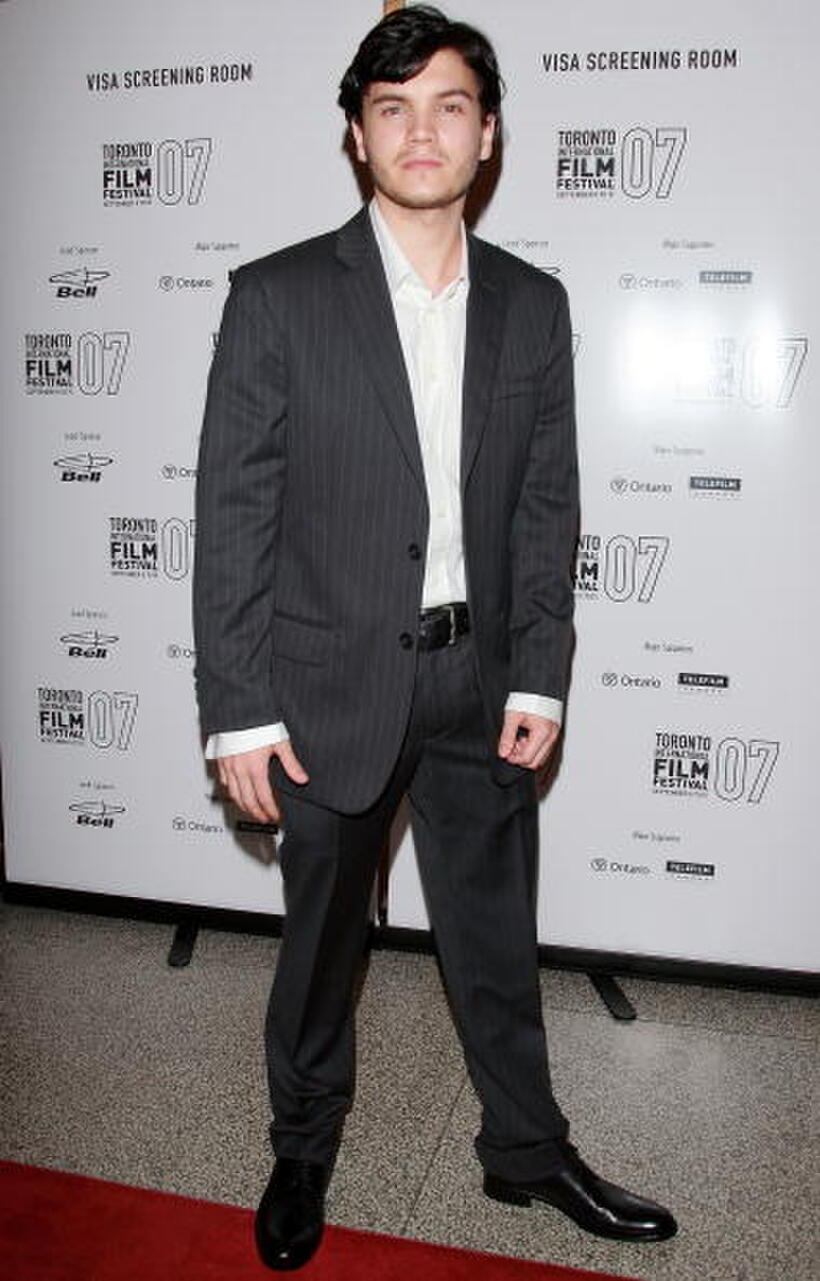 "Into the Wild" star Emile Hirsch at the premiere during the Toronto International Film Festival. 