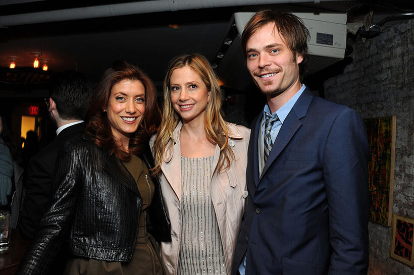 Kate Walsh, Mira Sorvino and Christopher Backus at the after party of "Angel's Crest" during the Tribeca Film Festival.