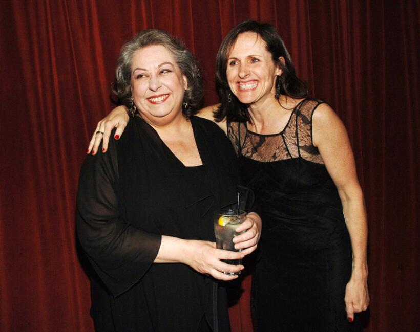 Jayne Houdyshell and Molly Shannon at the after party of "Well."