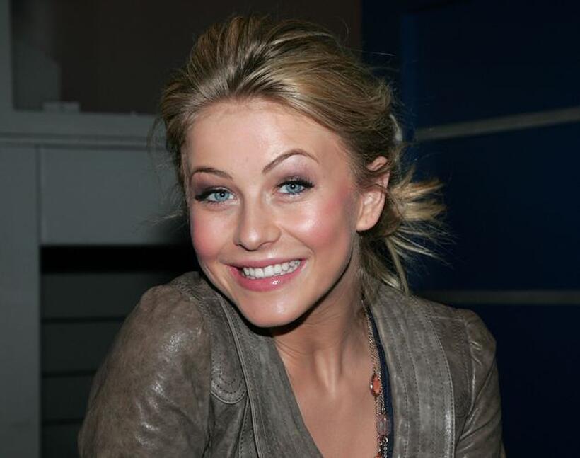 Julianne Hough at the Shure booth during the 2010 NAMM Show.