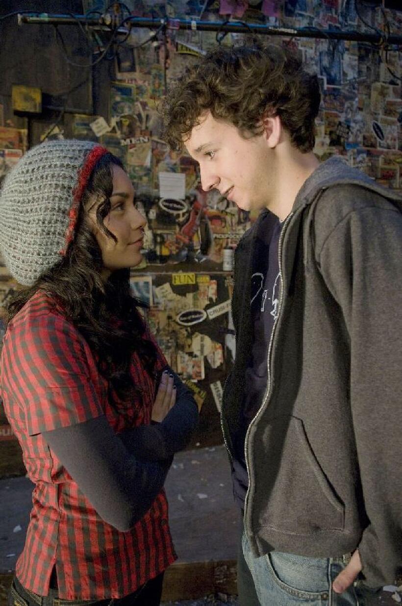 Vanessa Hudgens and Gaelan Connell in "Bandslam."