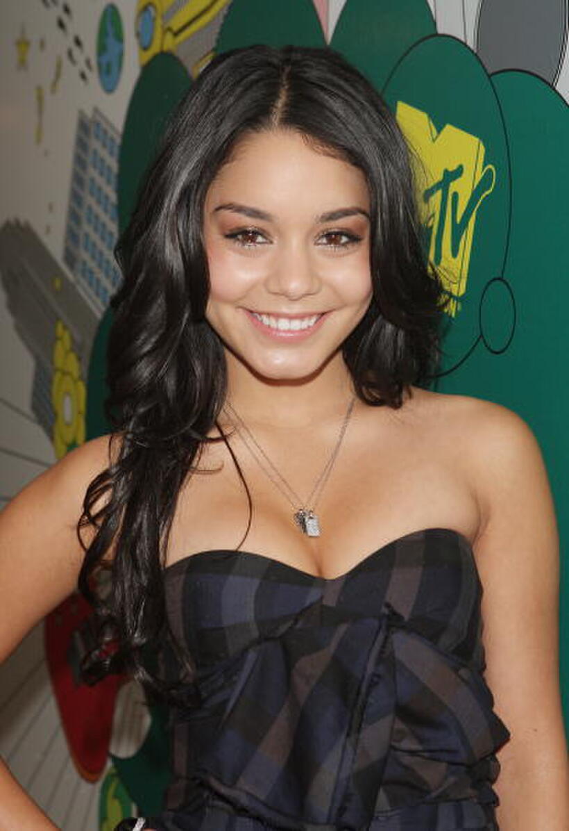 Vanessa Hudgens at the MTV's Total Request Live.