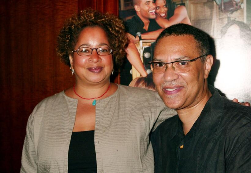 Lynn Rutledge and Warrington Hudlin at the special screening of "Soul Food."