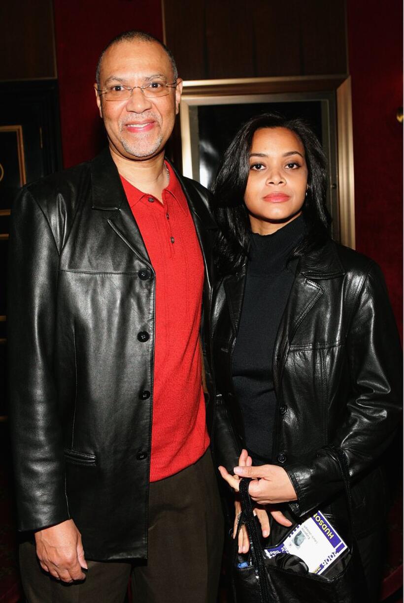 Warrington Hudlin and Guest at the premiere of "United 93" during the Fifth Annual Tribeca Film Festival.