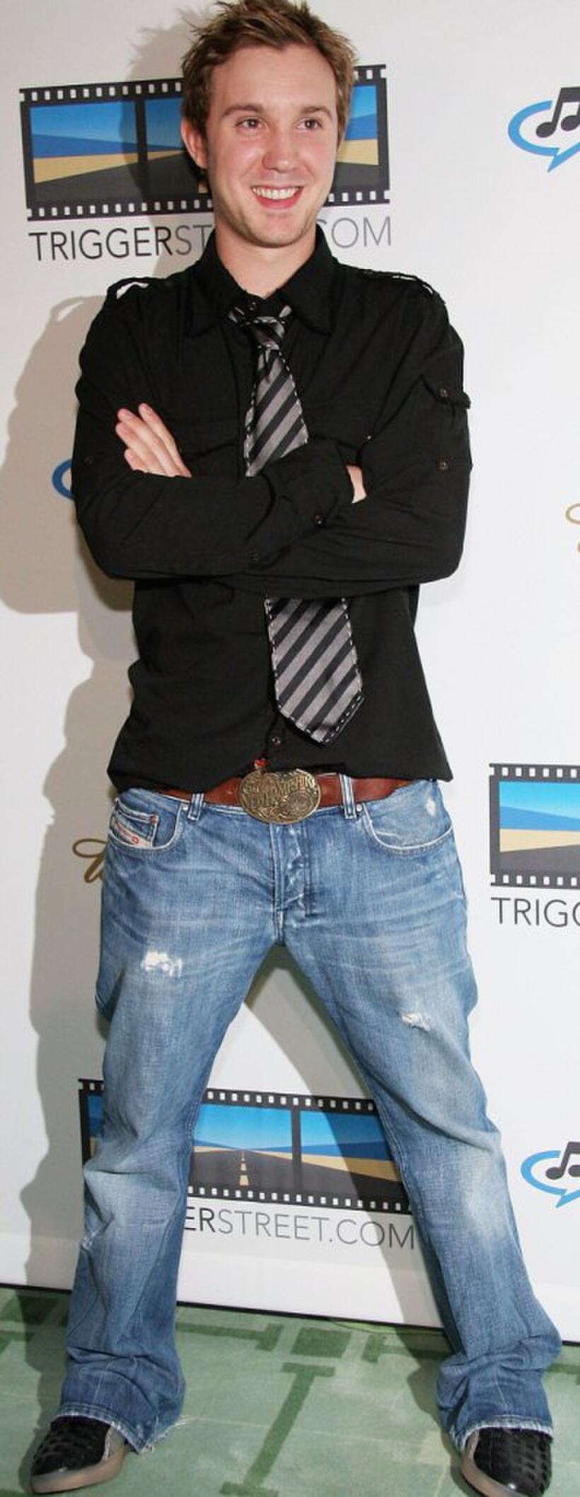 Sam Huntington at the re-launch of Triggerstreet.com.