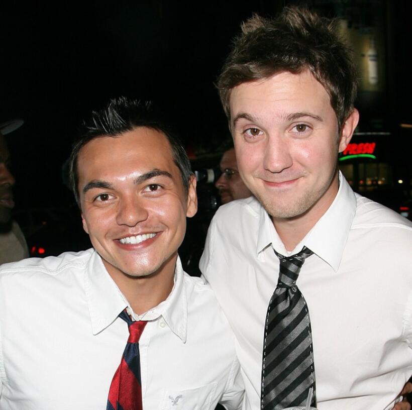 Eddie Hargitay and Sam Huntington at the premiere of "It's A Mall World."