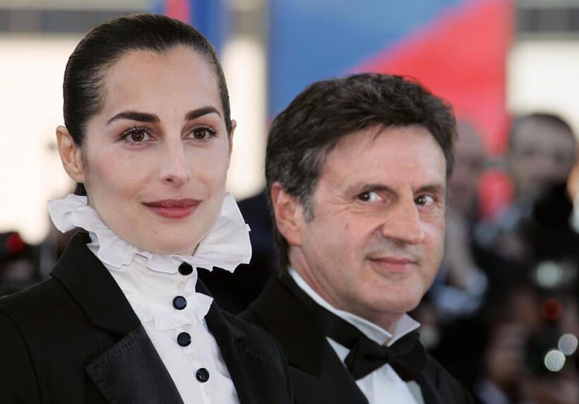 Daniel Auteuil and Amira Casar at the 58th edition of the Cannes International Film Festival.