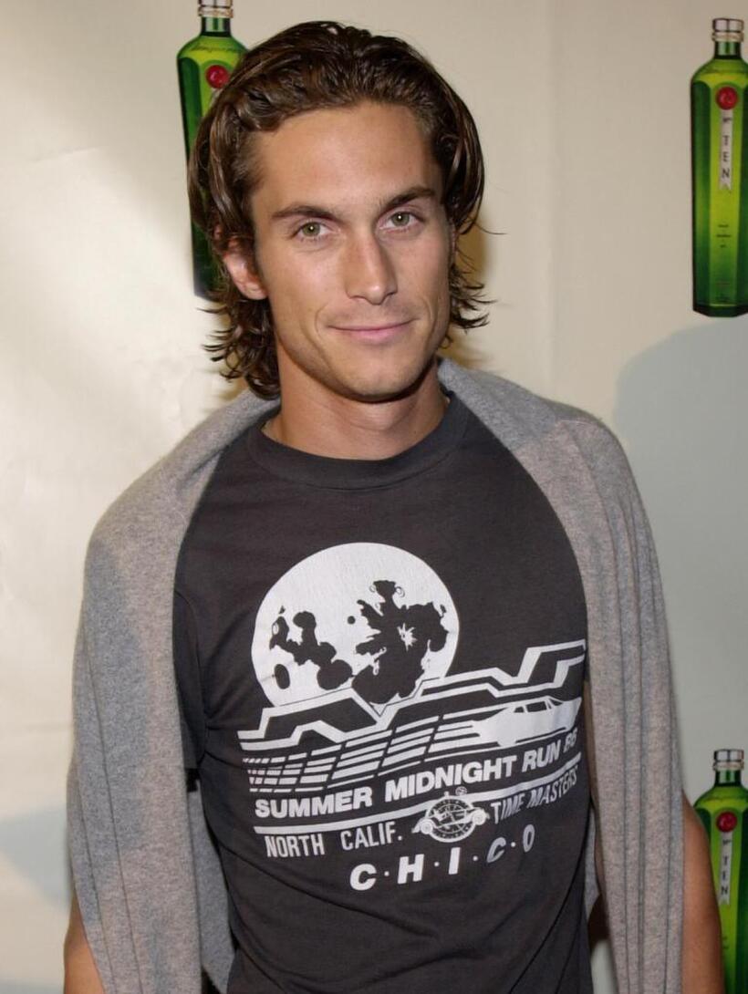 Oliver Hudson at the Tanqueray's launch party.
