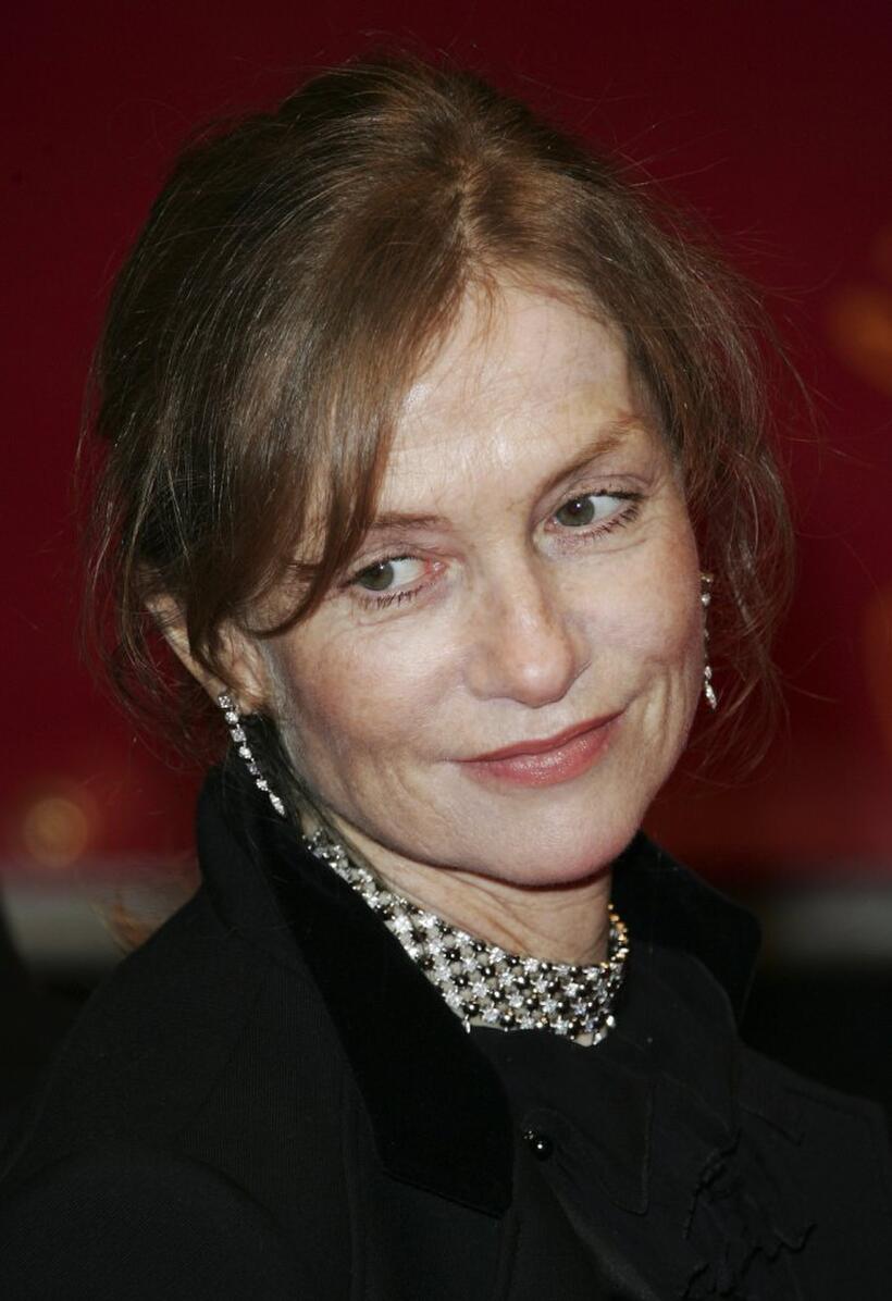 Isabelle Huppert at the 56th Berlinale Film Festival for the premiere of "Comedy of Power".