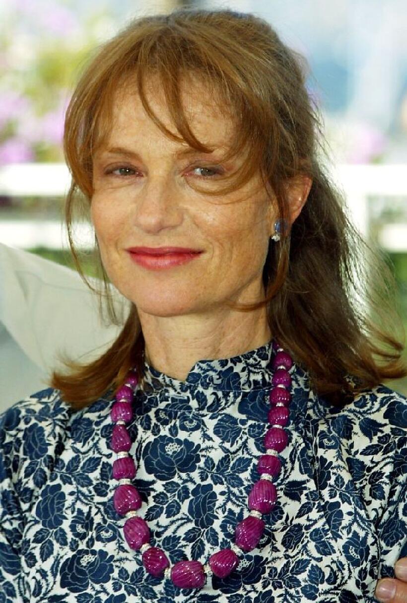 Isabelle Huppert at the 56th International Cannes Film Festival.