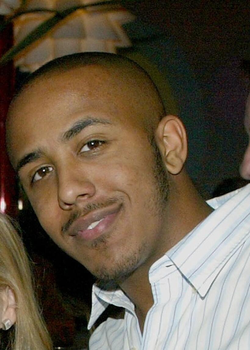 Marques Houston at the CBS & UPN Winter Press Tour party.