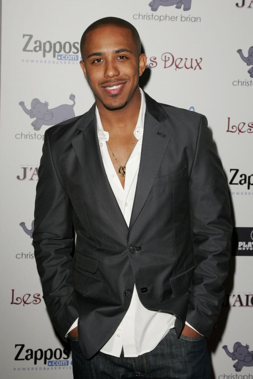 Marques Houston at the Kim Kardashians Birthday Party.