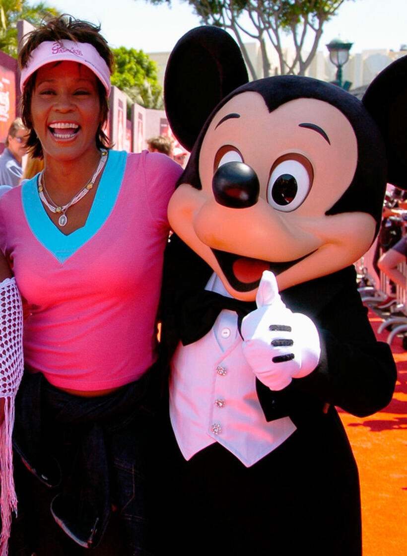 Whitney Houston at the California premiere of "The Princess Diaries 2: Royal Engagement."