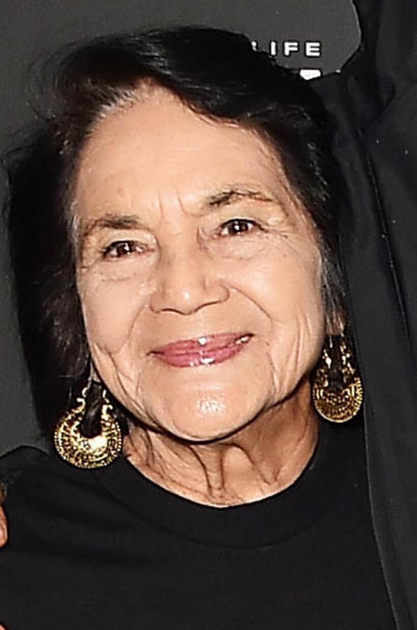 Dolores Huerta at the "Dolores" premiere during the 2017 Sundance Film Festival.
