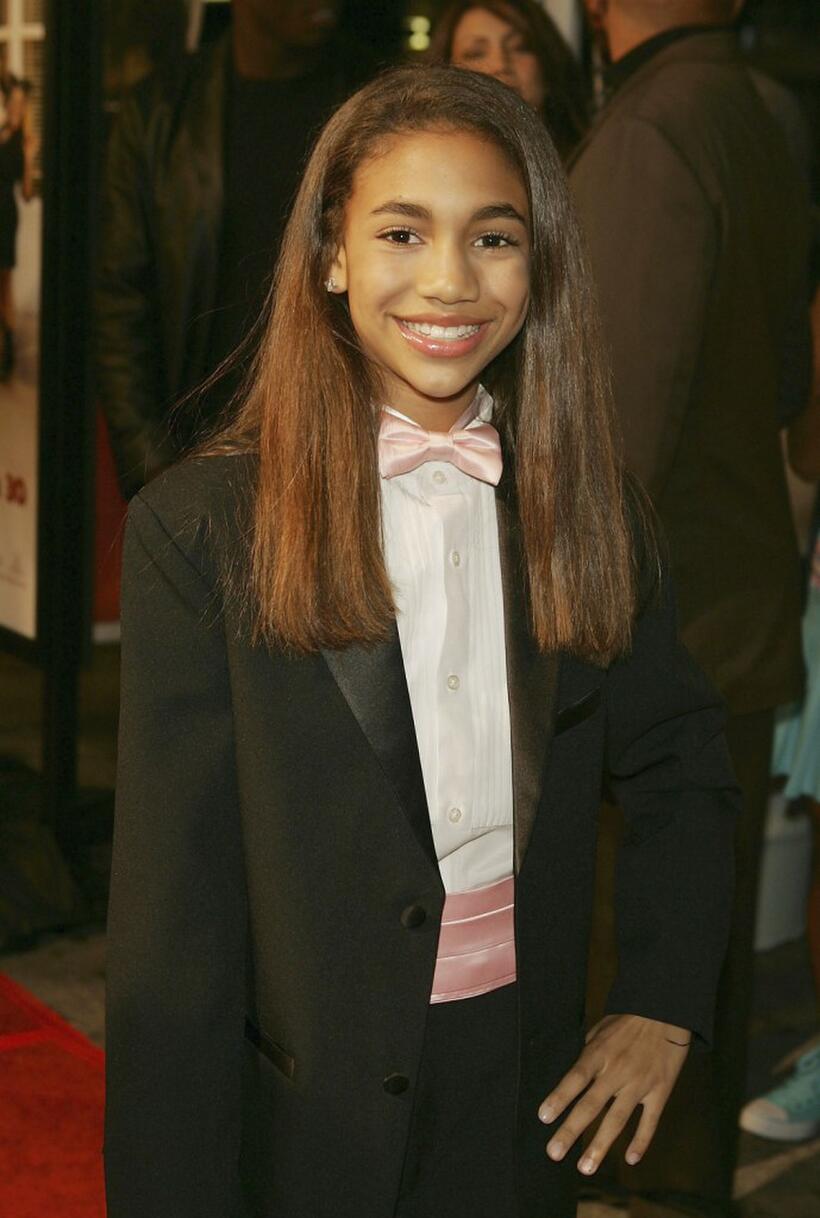 Paige Hurd at the premiere of "Beauty Shop."
