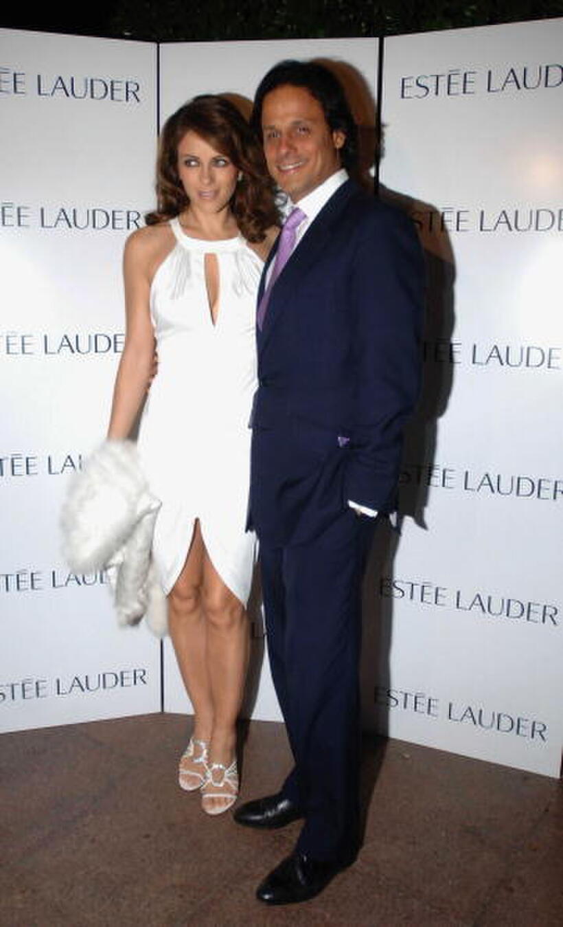 Elizabeth Hurley and Arun Nayar at the breast cancer awareness campaign event.