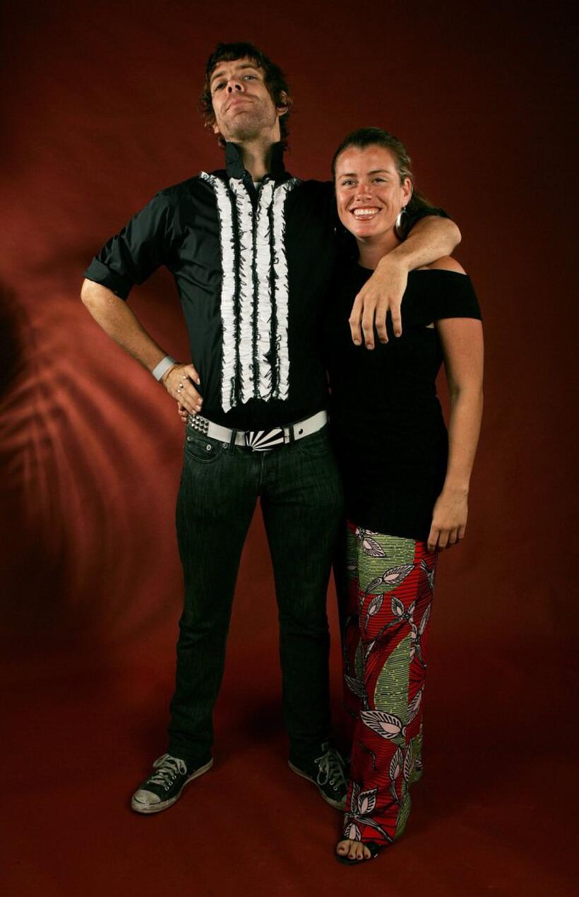 Joe Hursley and his sister Kathleen Hursley at the AFI FEST 2006.