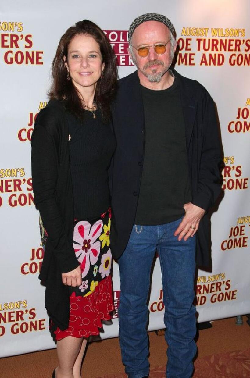 Debra Winger and Arliss Howard at the opening night party of "August Wilson's Joe Turner's Come and Gone."