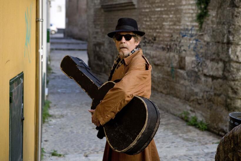John Hurt as Guitar in "The Limits of Control."