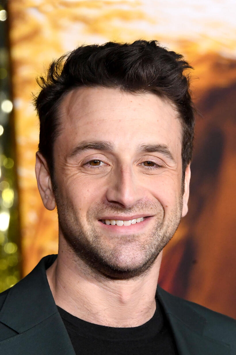 Justin Hurwitz at the "Babylon" global premiere screening in Los Angeles.
